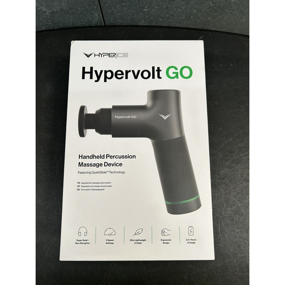 Hyperice Hypervolt Go Handheld Percussion Massage Model #55000-001-00